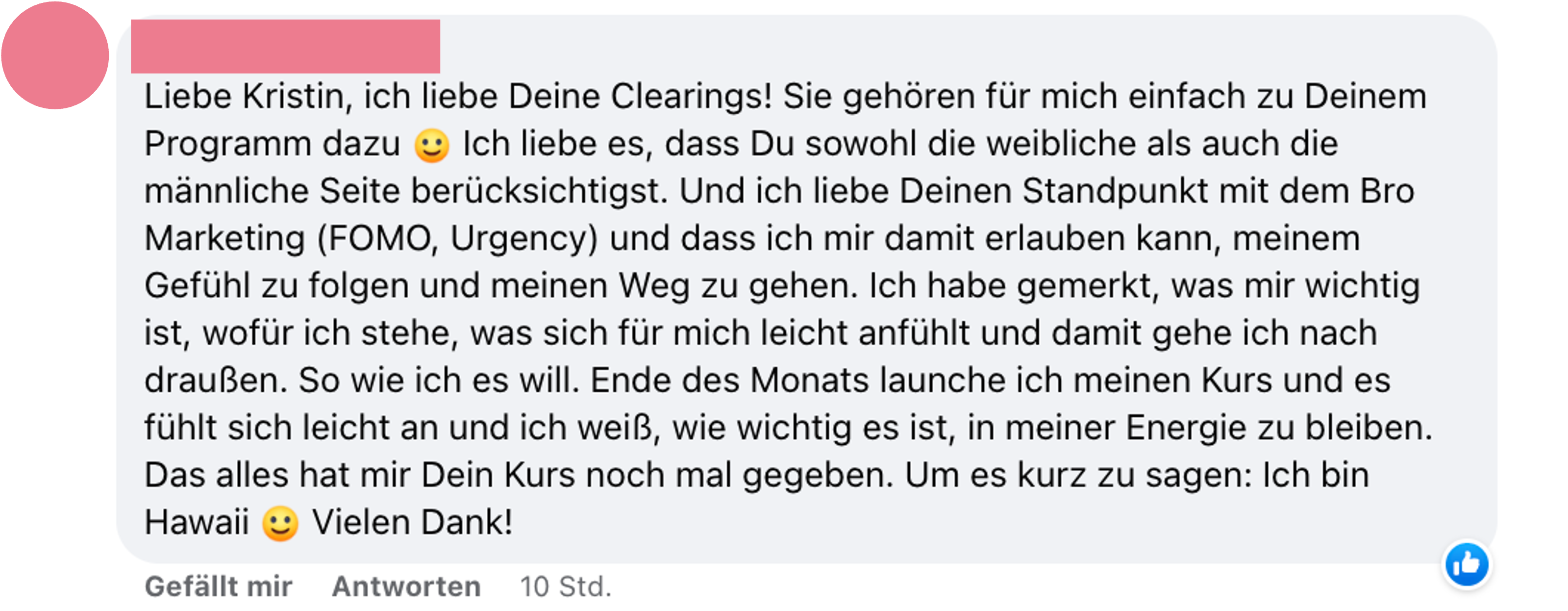 Testimonial Trixi Trummert bearbeitet